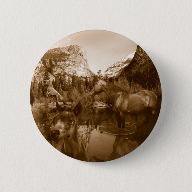 Badge Rond 5 Cm américain (Devant)