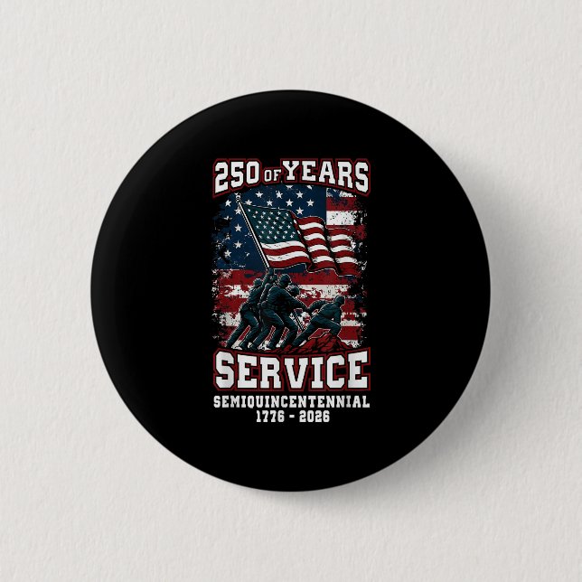 Badge Rond 5 Cm American 250th Anniversary Celebration 250 Years U (Devant)