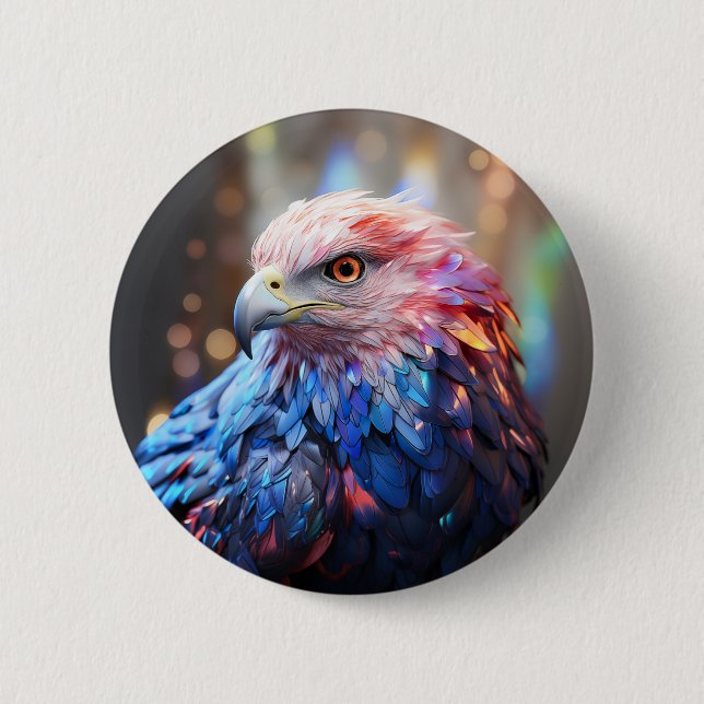 Badge Rond 5 Cm American Dream - Fantastic Eagle (Devant)