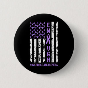 Badge Rond 5 Cm American Flag Assez Endoverdose International Awa