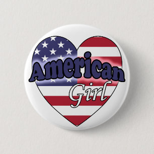 Badge Rond 5 Cm American Girl