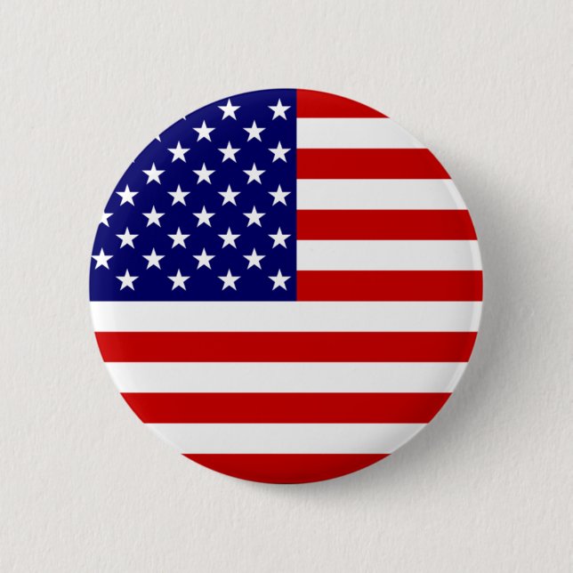 Badge Rond 5 Cm Amérique (Devant)
