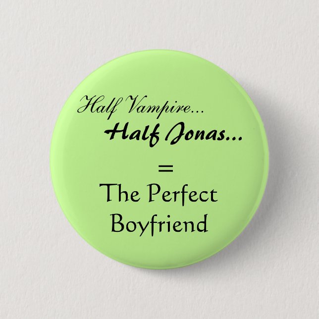 Badge Rond 5 Cm ami de Jonas de vampire (Devant)