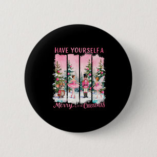 Badge Rond 5 Cm Amis Casse-Noisette Boule à Neige Nk Coquette Noeu