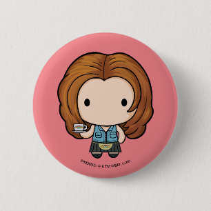 Badge Rond 5 Cm AMIS™   Rachel Chibi