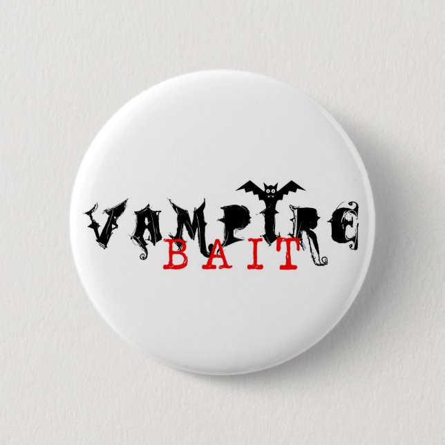 Badge Rond 5 Cm Amorce de vampire - bouton (Devant)