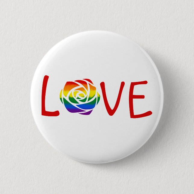 Badge Rond 5 Cm Amour (Devant)