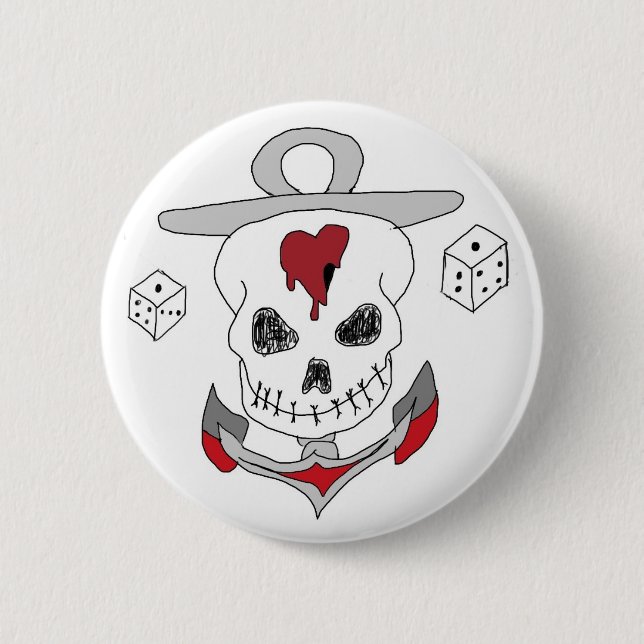 Badge Rond 5 Cm Amour (Devant)