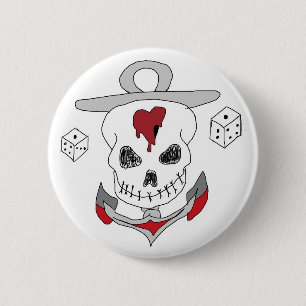 Badge Rond 5 Cm Amour
