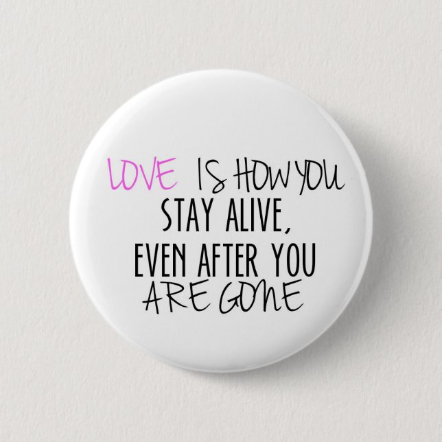 Badge Rond 5 Cm amour (Devant)