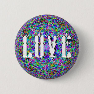 BADGE ROND 5 CM AMOUR