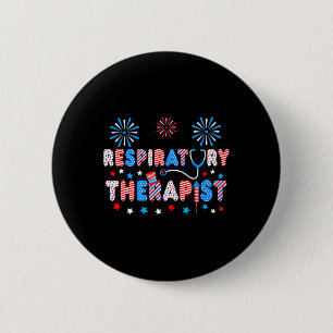 Badge Rond 5 Cm Amour 4 juillet stéthoscope