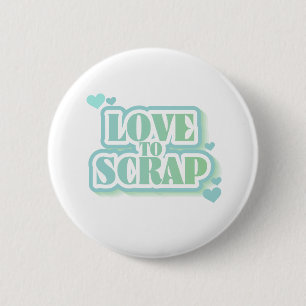 Badge Rond 5 Cm Amour à la chute