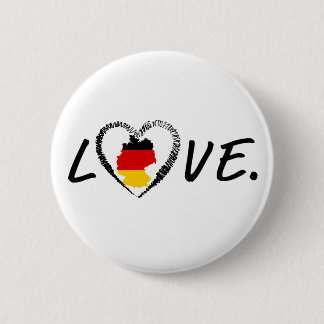 Badge Rond 5 Cm Amour Allemagne