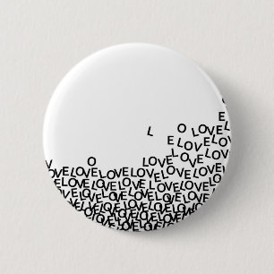 Badge Rond 5 Cm amour amour