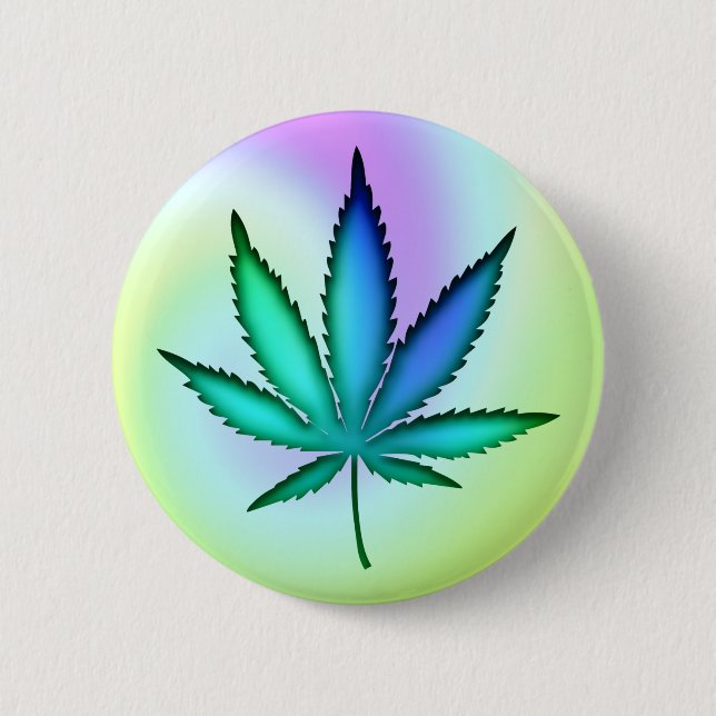 Badge Rond 5 Cm Amour arc-en-ciel (Devant)