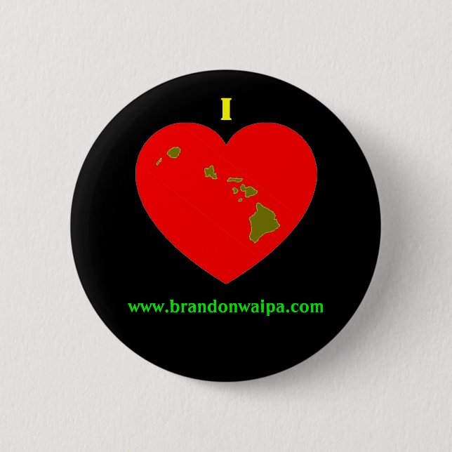BADGE ROND 5 CM AMOUR - BOUTON (Devant)