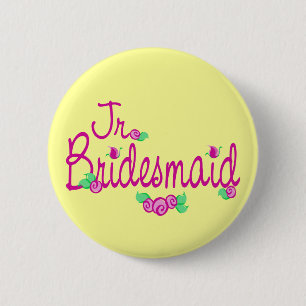 Badge Rond 5 Cm Amour Buds/Mariage