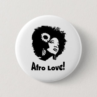 Badge Rond 5 Cm Amour d'Afro