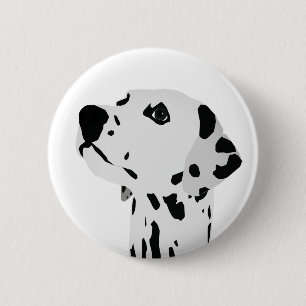 Badge Rond 5 Cm Amour dalmate