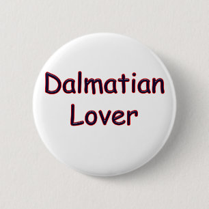 Badge Rond 5 Cm Amour dalmate