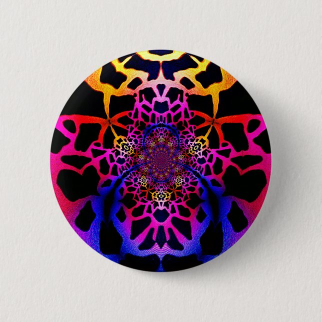 Badge Rond 5 Cm Amour dans_ (Devant)