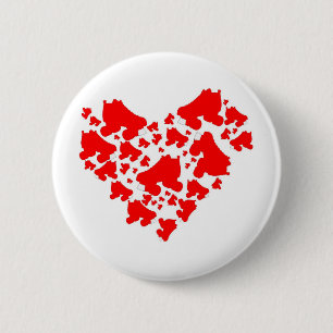 Badge Rond 5 Cm Amour de Derby
