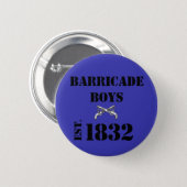 Badge Rond 5 Cm Amour de Les Misérables : Bouton de garçons de (Devant & derrière)