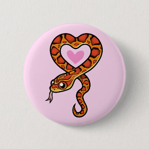 Badge Rond 5 Cm Amour de serpent