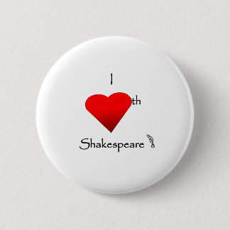 Badge Rond 5 Cm Amour de Shakespeare