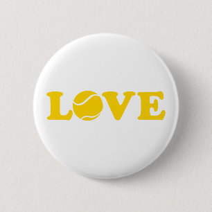 Badge Rond 5 Cm Amour de tennis