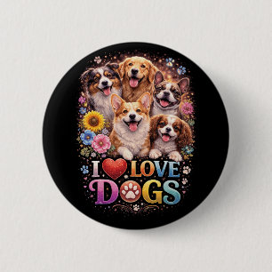 Badge Rond 5 Cm Amour Déchaîné