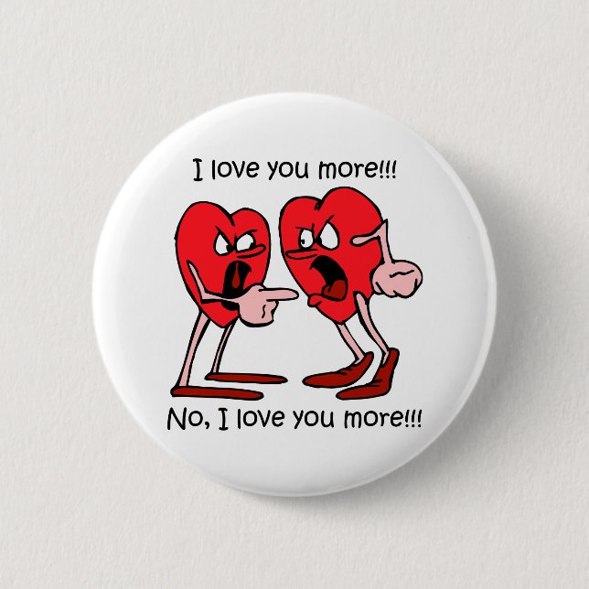 Badge Rond 5 Cm Amour drôle (Devant)