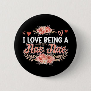 Badge Rond 5 Cm Amour Être Un Nom Chemise Chemise Fête Fleur migno