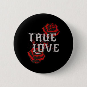 Badge Rond 5 Cm Amour gothique rose punk rock étudiant musique de