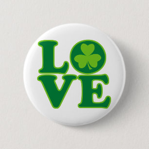 Badge Rond 5 Cm Amour Irlande