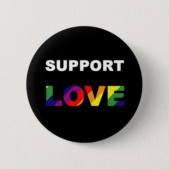 Badge Rond 5 Cm Amour-Logo de soutien (Devant)