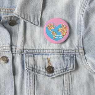 Badge Rond 5 Cm Amour Mère Terre Il N'Y A Pas De Planète B