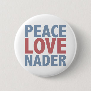 Badge Rond 5 Cm Amour Nader de paix