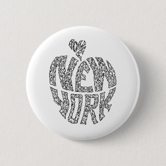 BADGE ROND 5 CM AMOUR NEW YORK