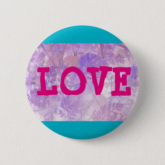 BADGE ROND 5 CM AMOUR PIN SWEET (Devant)