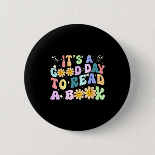 Badge Rond 5 Cm Amoureux de la lecture en bibliothèque journée amu