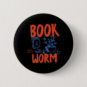 Badge Rond 5 Cm Amoureux de livres tous les jours Bibliophile