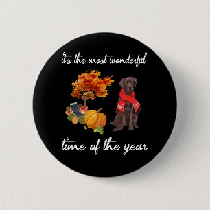 Badge Rond 5 Cm Amoureux des chiens   C'est le moment le plus merv