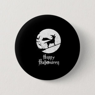 Badge Rond 5 Cm Amoureux des chiens   Happy Halloween Lab sorcier 