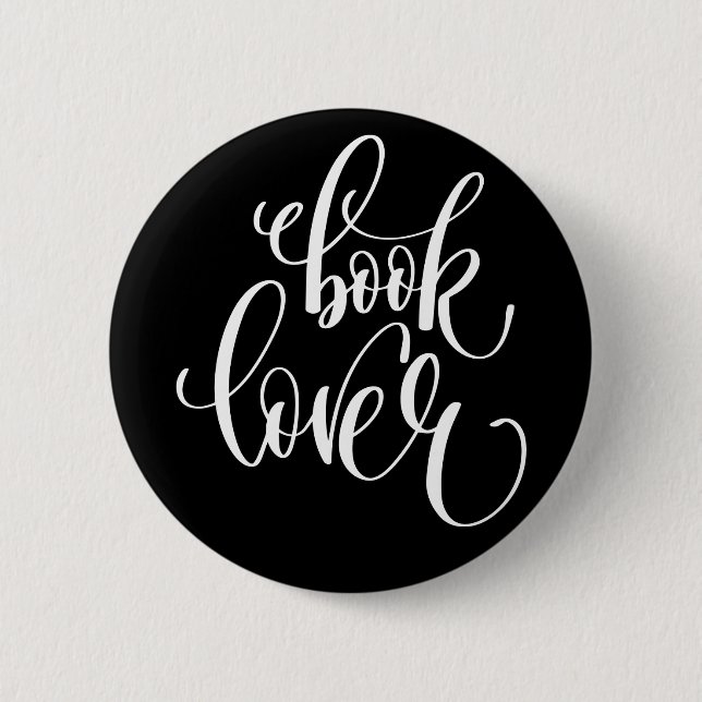 Badge Rond 5 Cm Amoureux des livres (Devant)