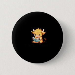 Badge Rond 5 Cm Amoureux des livres vache bibliophile je suis en t
