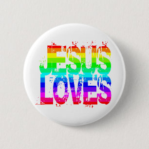 BADGE ROND 5 CM AMOURS DE JÉSUS
