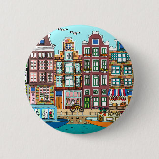 Badge Rond 5 Cm Amsterdam