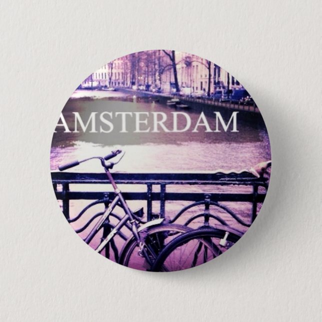 Badge Rond 5 Cm Amsterdam (Devant)